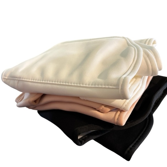 Castor Oil Tummy 3Pack White Black Beige Reusable Machine Wash Soft Comfortable - Picture 3 of 5